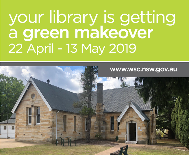 Mittagong library green makeover April to May